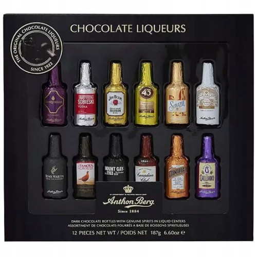 Przejdź do produktu Anthon Berg Liqueurs Buteleczki z alkoholem 187g