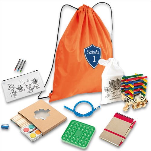 Przejdź do produktu Pakiet dla pierwszoklasisty wielokolorowy  - przykład 2