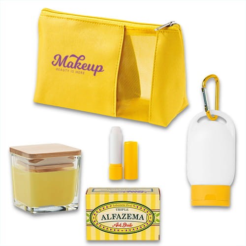 Przejdź do produktu Pakiet kosmetyczny żółty - przykład