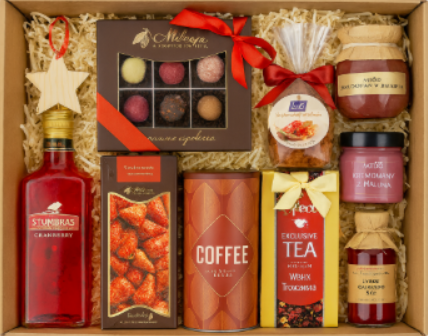 Przejdź do produktu Zestaw świąteczny "Truskawkowy"