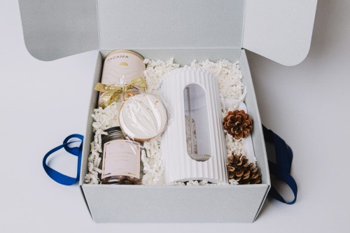 Przejdź do produktu Zestaw prezentowy Biały "Pyszna herbata"