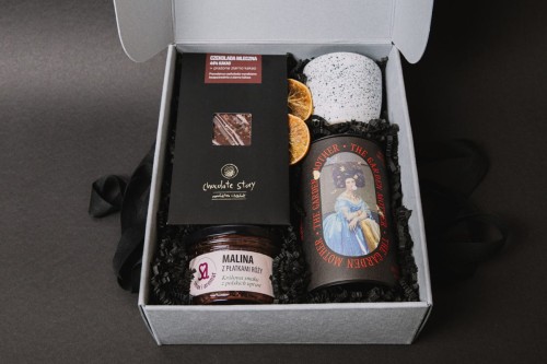 Przejdź do produktu Zestaw prezentowy Czarny "Słodka niespodzianka"