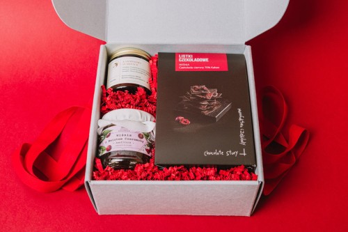 Przejdź do produktu Zestaw prezentowy Czerwony "Słodki chill"