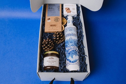 Przejdź do produktu Zestaw prezentowy Granatowy "Zimowy relaks"