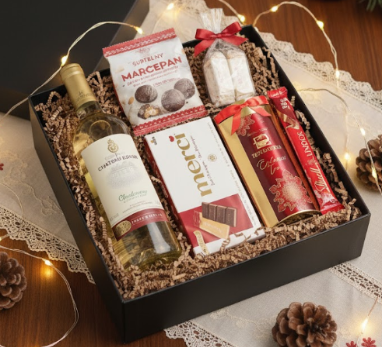 Przejdź do produktu Zestaw prezentowy "Wino & Marcepan"