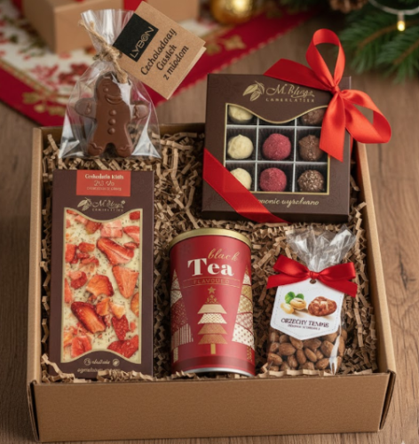 Przejdź do produktu Zestaw świąteczny "Truskawka & Czekolada"