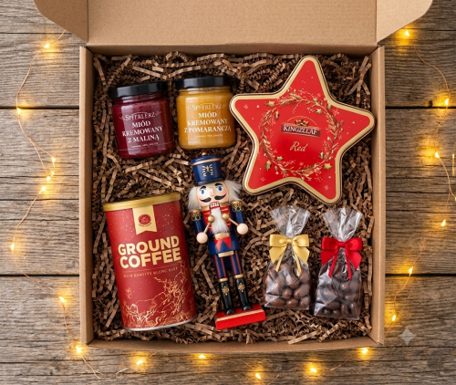 Przejdź do produktu Zestaw świąteczny „Malinowo-Pomarańczowa Magia Świąt”