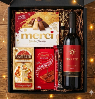 Przejdź do produktu Zestaw prezentowy "Wino & Czekolada"