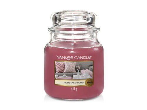 Przejdź do produktu Yankee Candle zapach Home sweet home - Świeca zapachowa średnia 12,7cm 