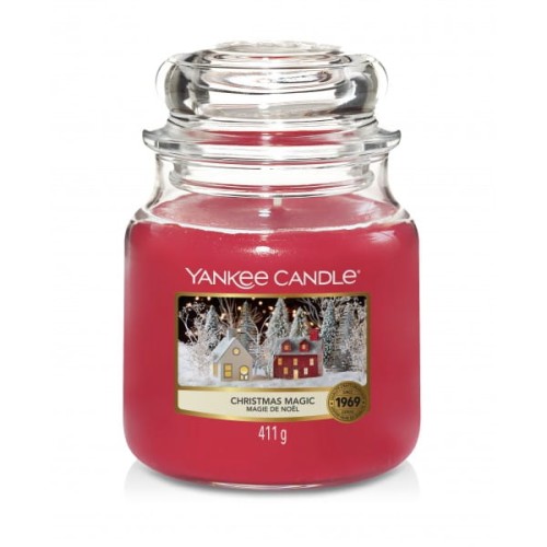 Przejdź do produktu Yankee Candle zapach Christmas Magic - świeca zapachowa średnia