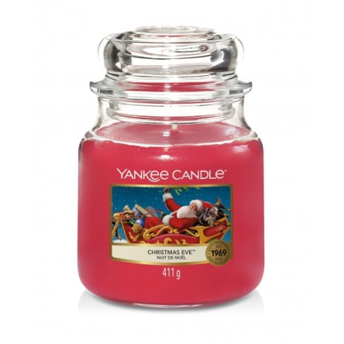 Przejdź do produktu Yankee Candle zapach Christmas eve świeca zapachowa średnia