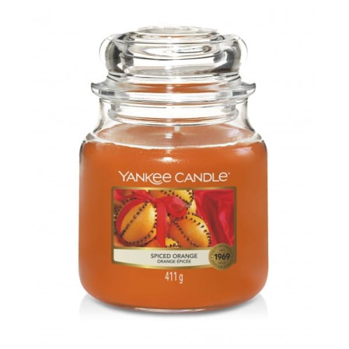 Przejdź do produktu Yankee Candle zapach Spiced Orange świeca zapachowa średnia