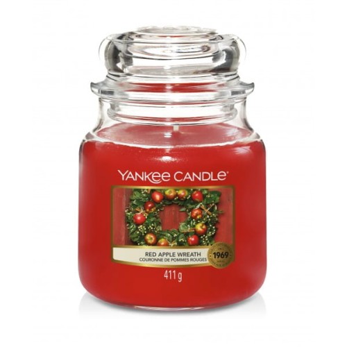 Przejdź do produktu Yankee Candle zapach Red Apple Wreath świeca zapachowa średnia
