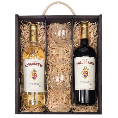 Przejdź do produktu Wino i kieliszki na prezent  - przykład 5