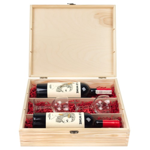 Przejdź do produktu Wino i kieliszki na prezent  - przykład 14